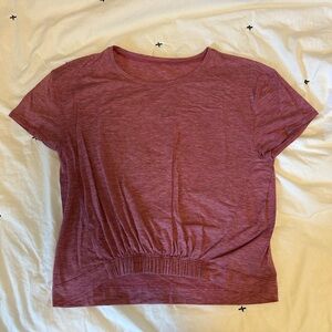 Lululemon cropped shirt